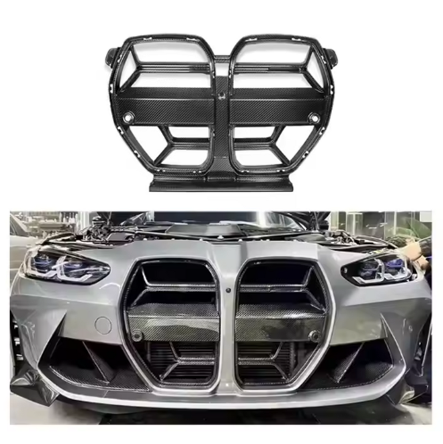BMW G80/G81 M3 & G82/G83 M4 (2021+) Carbon Fibre Front Kidney Grilles