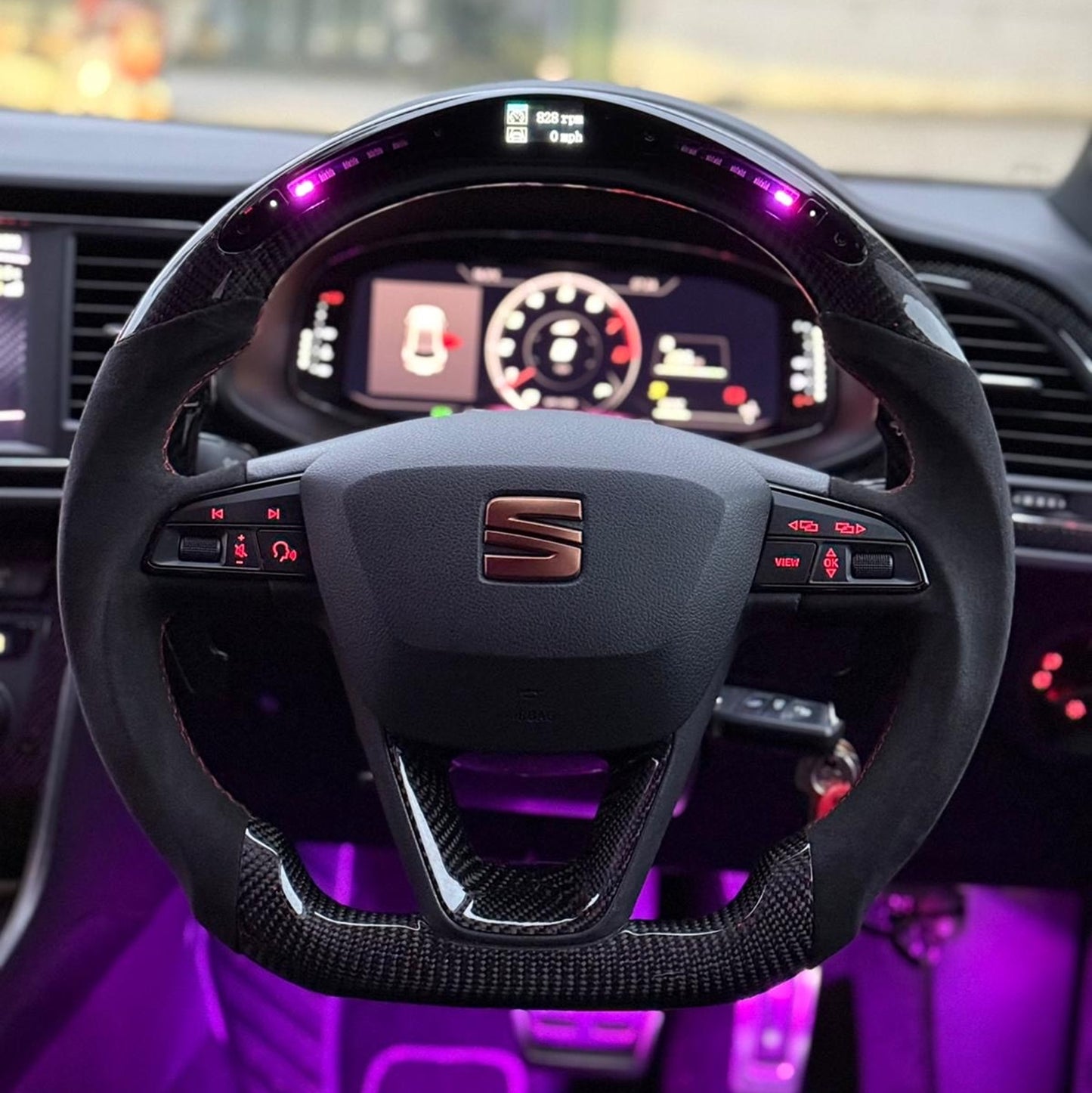 MK3 Seat Leon Cupra - Carbon Fibre Steering Wheel