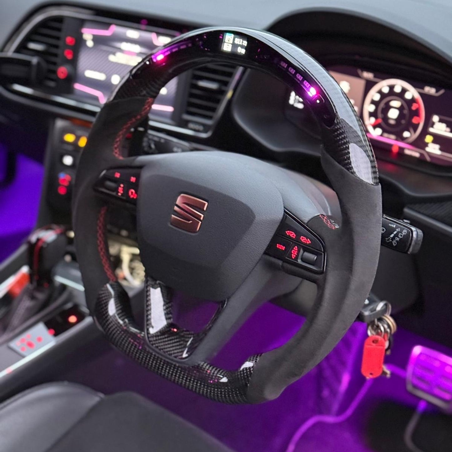 MK3 Seat Leon Cupra - Carbon Fibre Steering Wheel