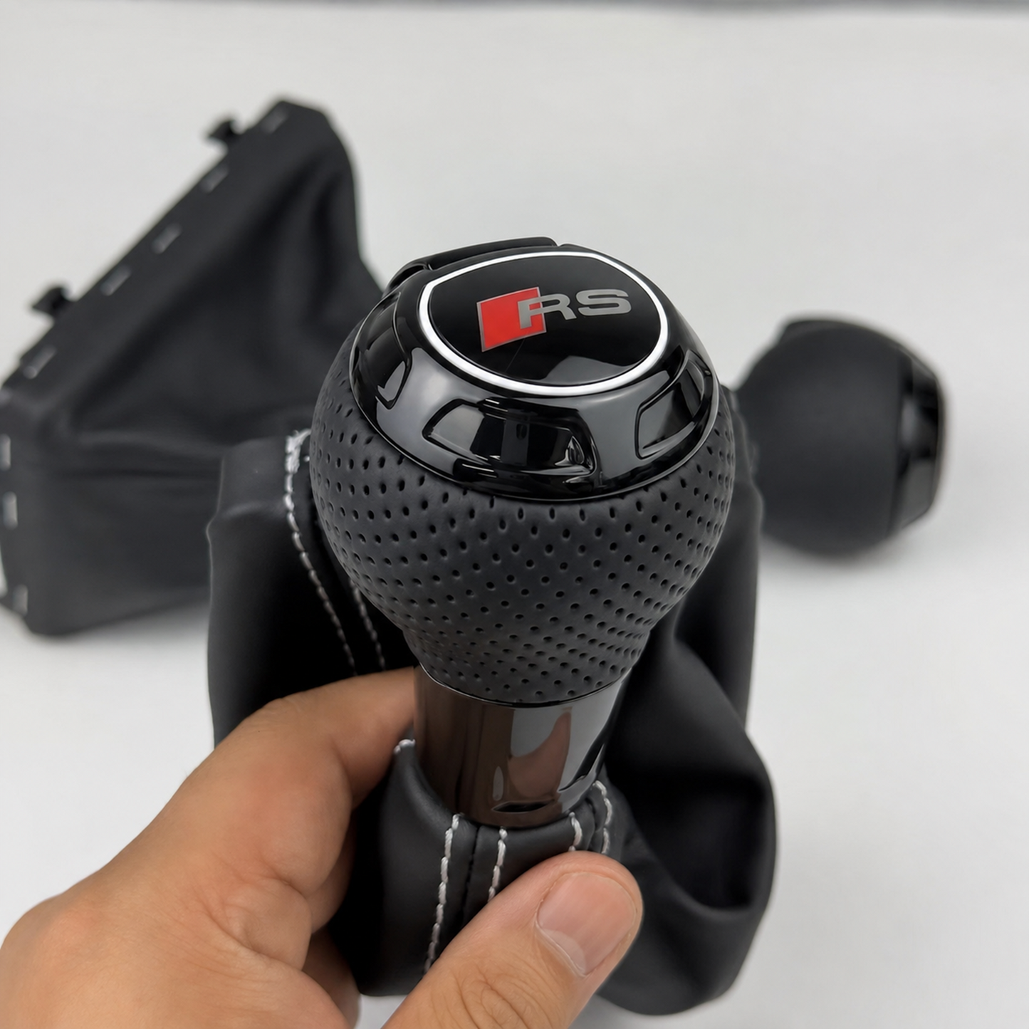 Audi Custom Gear Knob & Gaiter (8V, 8R, B8/B8.5, C7/C7.5 - See Description)