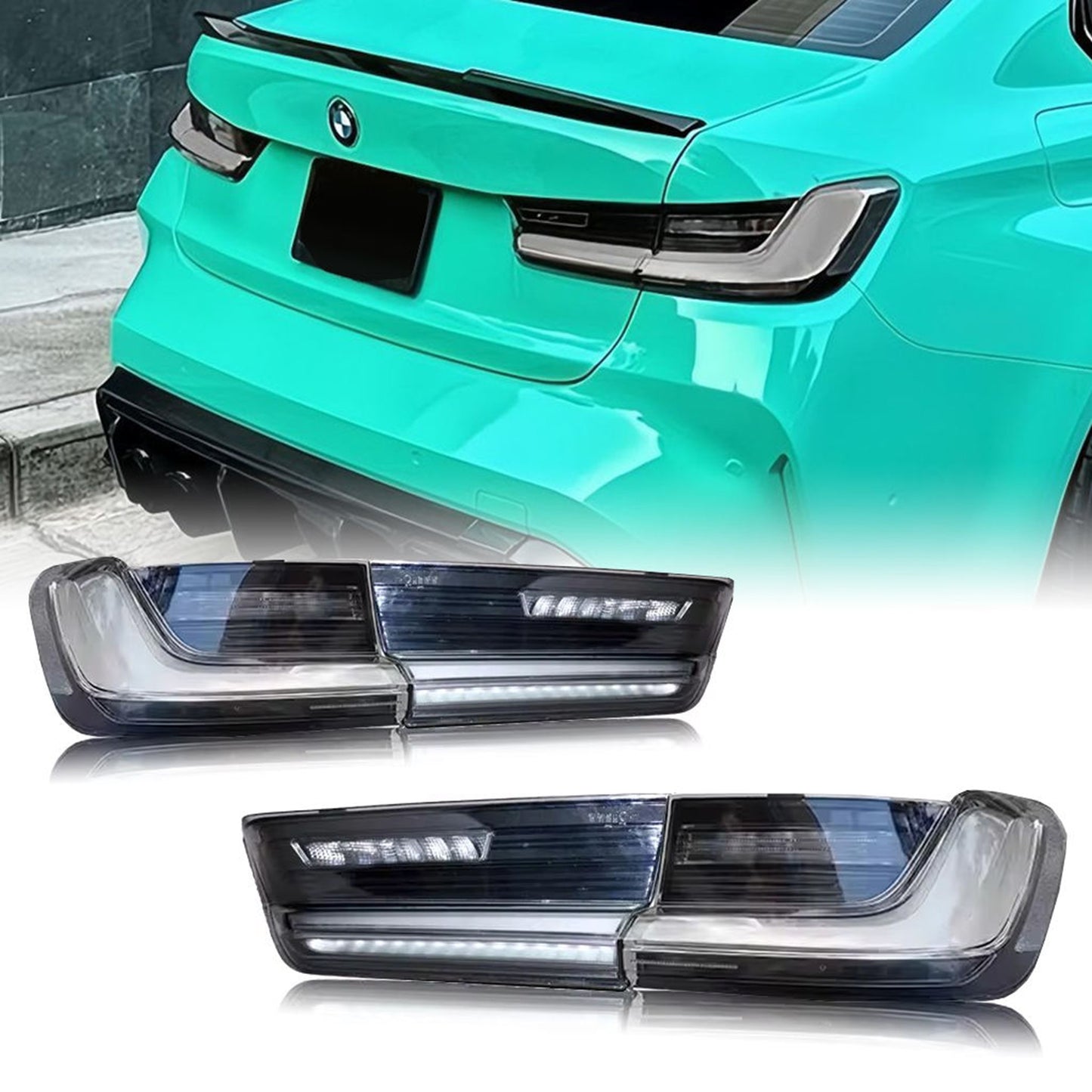 BMW G80 M3 / G20 M340i / G28 Clear Taillights
