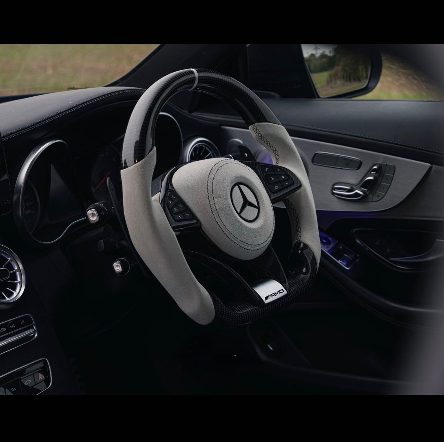 Mercedes - Carbon Fibre Steering Wheel (See description for compatible models)