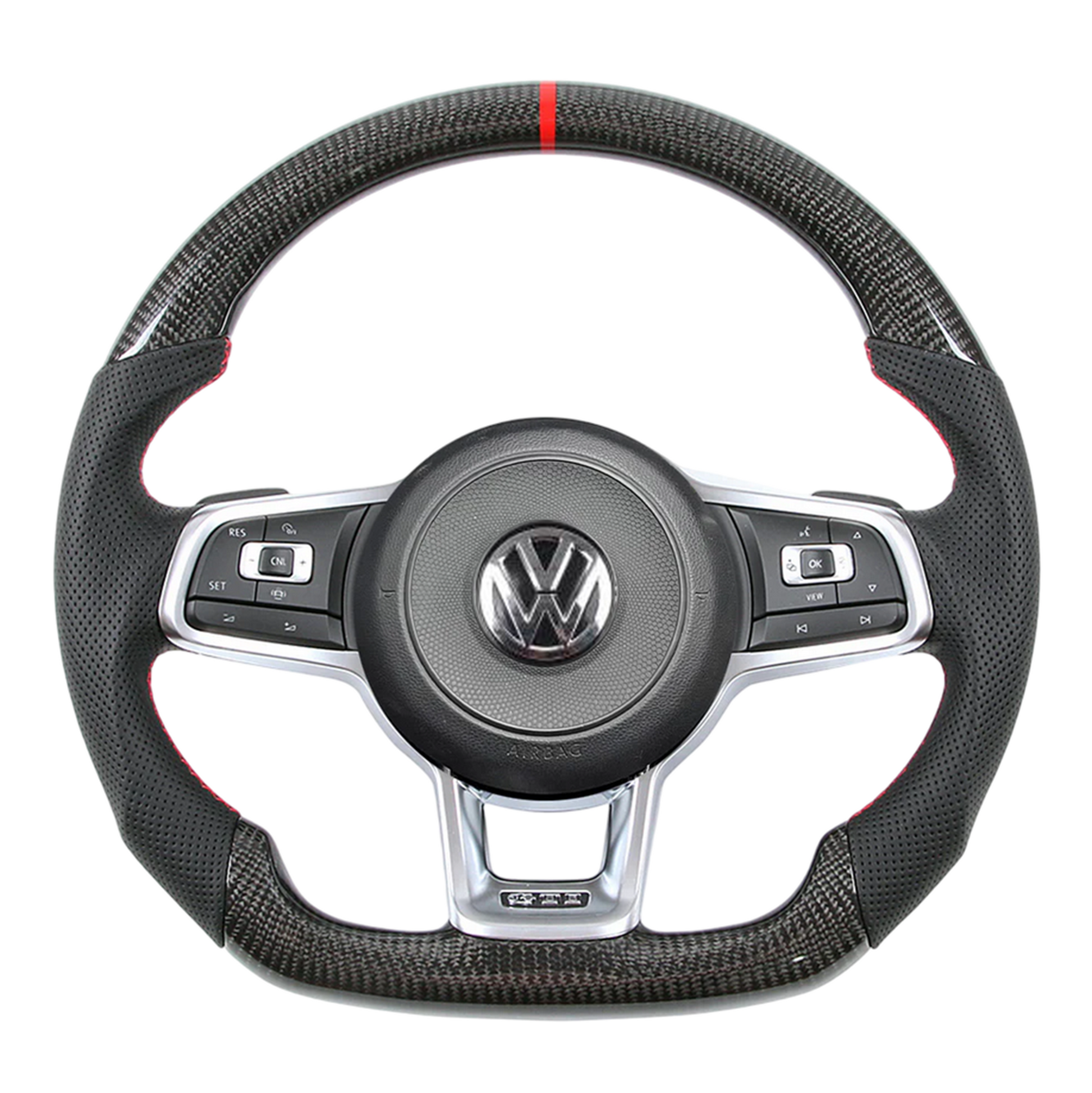 Volkswagen Golf MK7/7.5, Polo, GTI, Scirocco - Carbon FIbre Steering Wheel